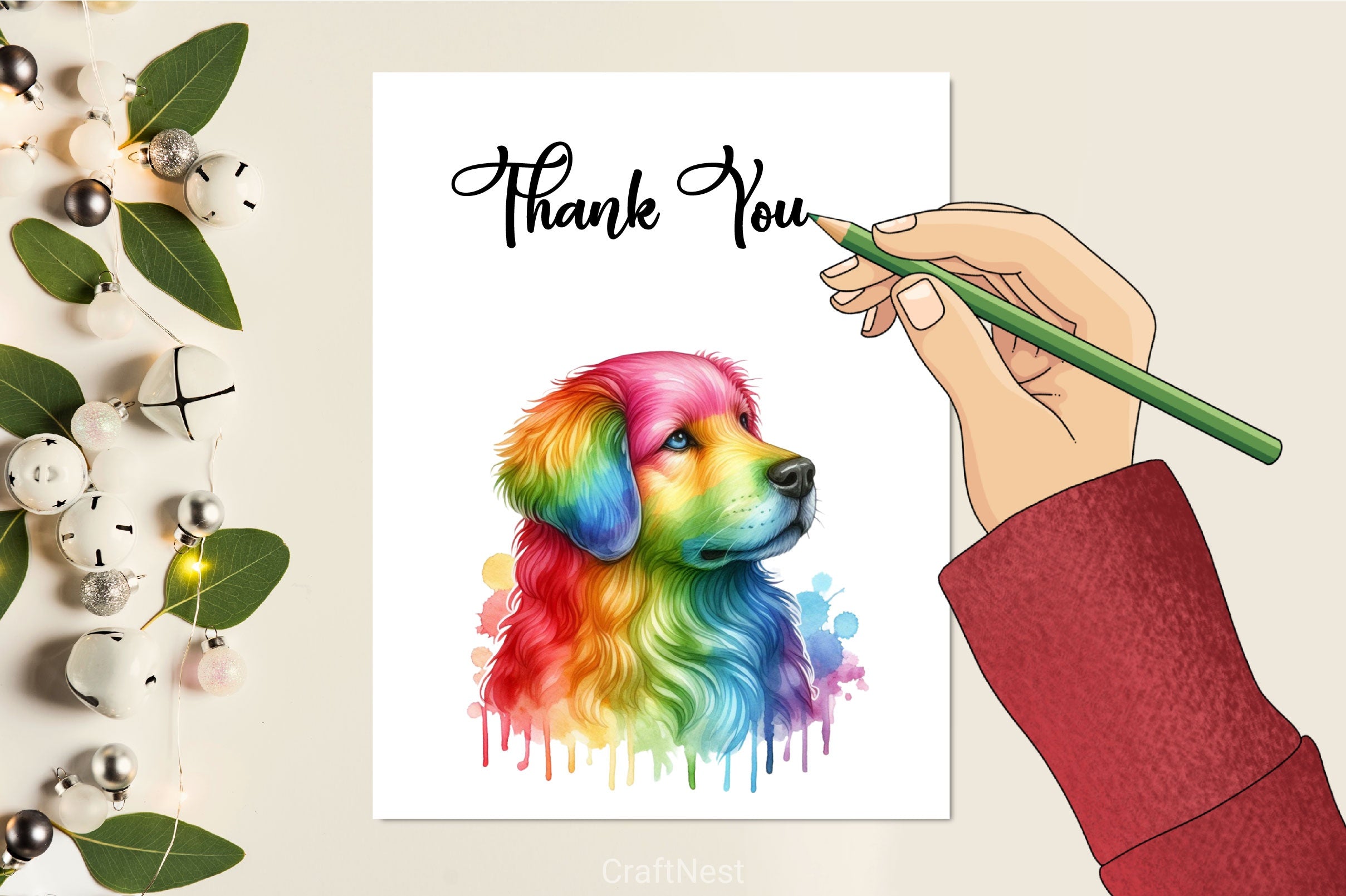 Rainbow Animals Clipart Set 3 - CraftNest - Digital Crafting and Art