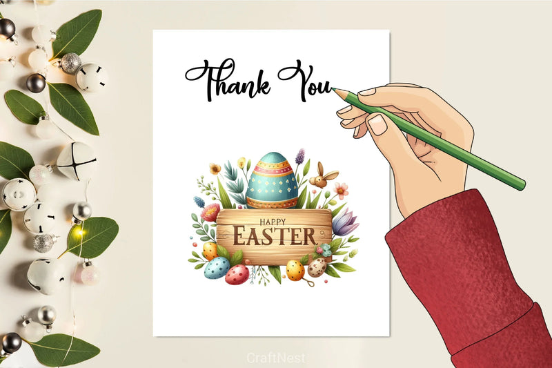 Happy Easter Clipart Bundle 11 - CraftNest - Digital Crafting and Art