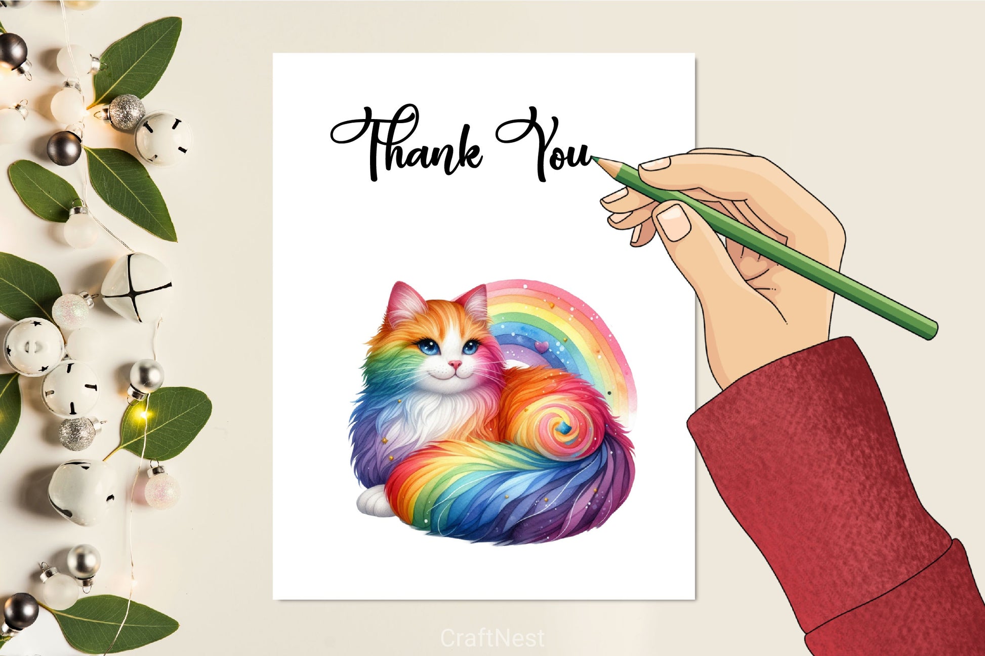Rainbow Animals Clipart Set - CraftNest - Digital Crafting and Art