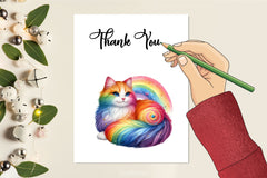 Rainbow Animals Clipart Set - CraftNest - Digital Crafting and Art