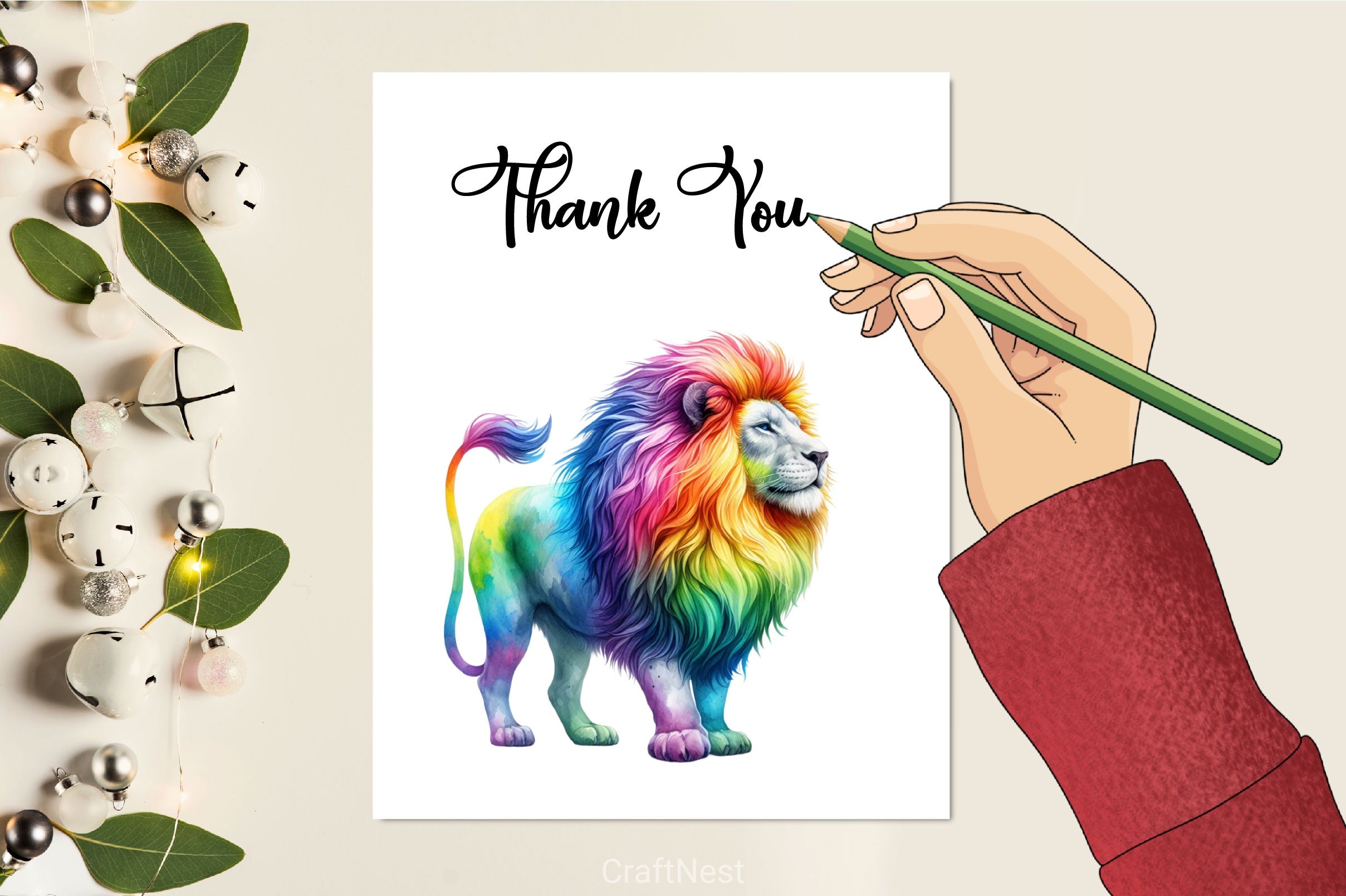 Rainbow Animals Clipart Bundle 14 - CraftNest - Digital Crafting and Art
