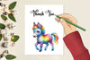 Rainbow Animals Clipart 24