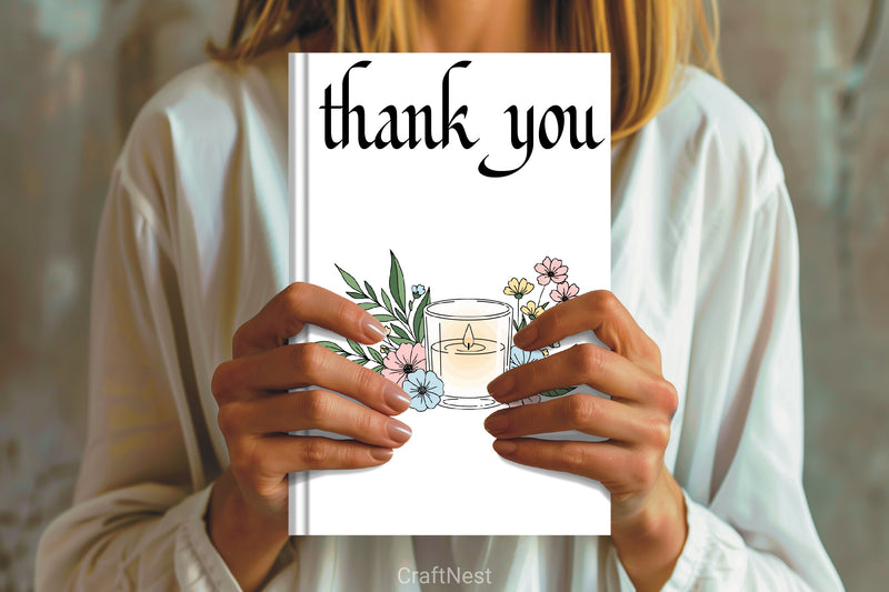 Scented Candle Floral Clipart Bundle - CraftNest - Digital Crafting and Art