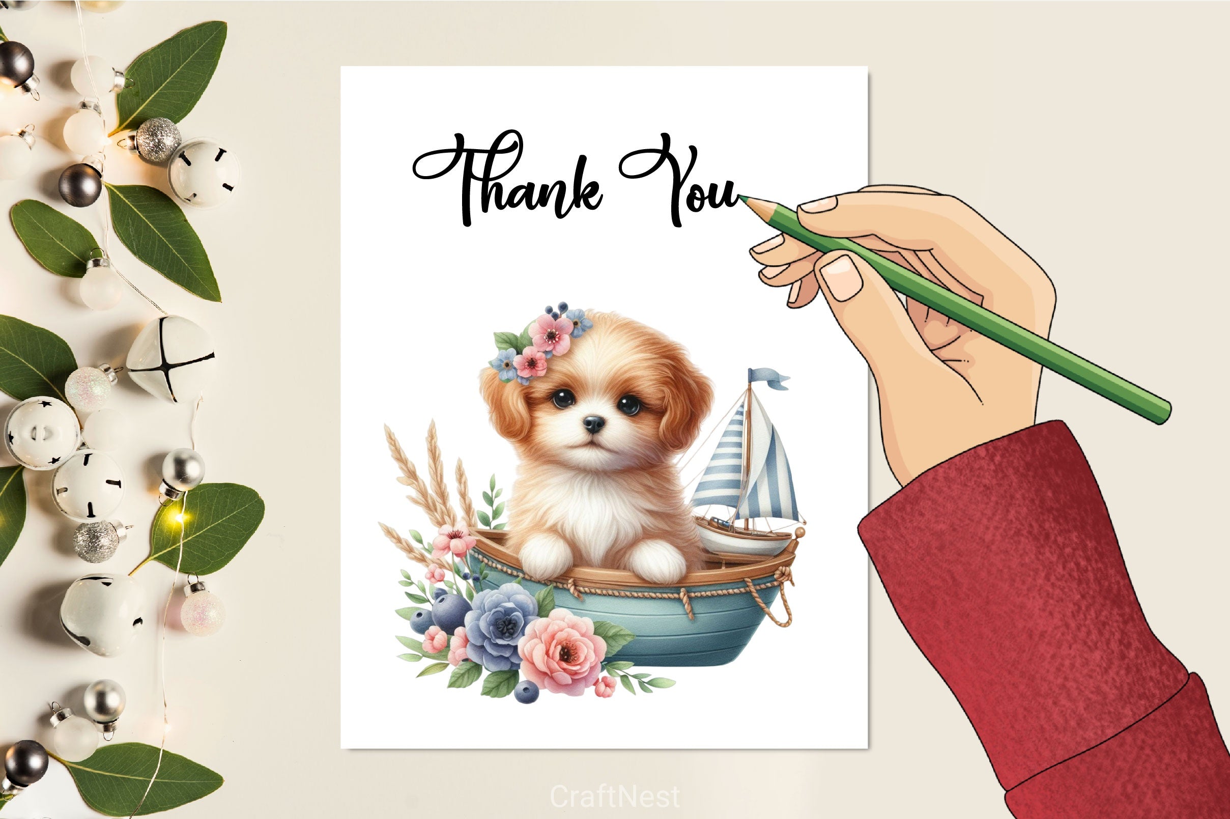 Cute Baby Animals Boat Clipart Bundle 22 - CraftNest - Digital Crafting and Art