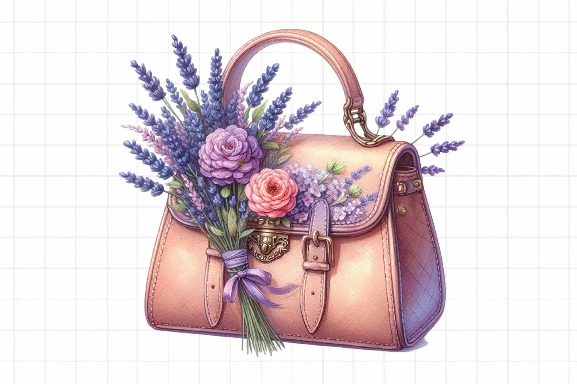 Flower Handbags Clipart Bundle - CraftNest - Digital Crafting and Art