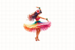 Hula Girl Clipart Bundle 2 - CraftNest - Digital Crafting and Art