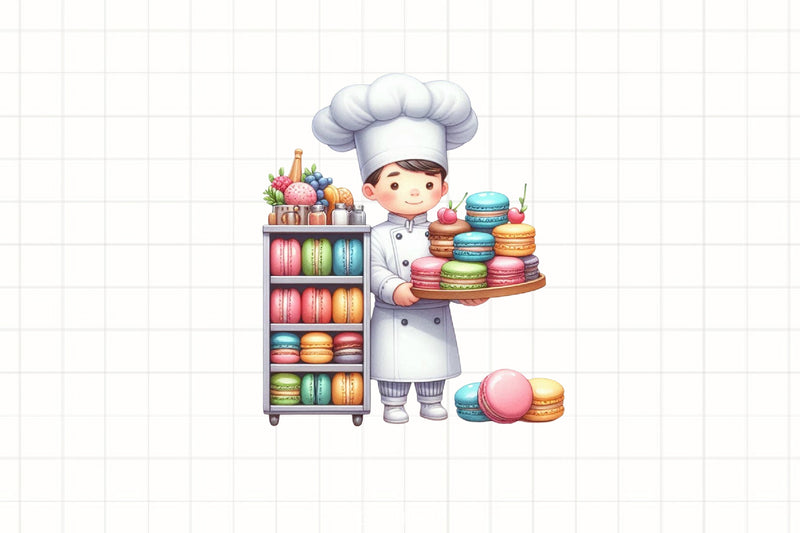 Pastry Chef Clipart Bundle - CraftNest - Digital Crafting and Art