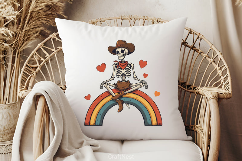 Cowgirl Skeleton Clipart Bundle - CraftNest - Digital Crafting and Art