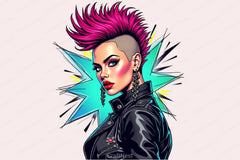 Comic Pop Art Girls Clipart Bundle - CraftNest - Digital Crafting and Art