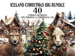 Iceland Christmas Clipart - CraftNest