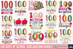 100 Days of School Clipart Bundle - CraftNest - Digital Crafting and Art