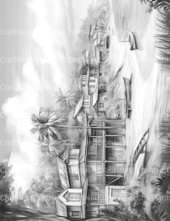 Hawaii Coloring Book - CraftNest - Digital Crafting and Art