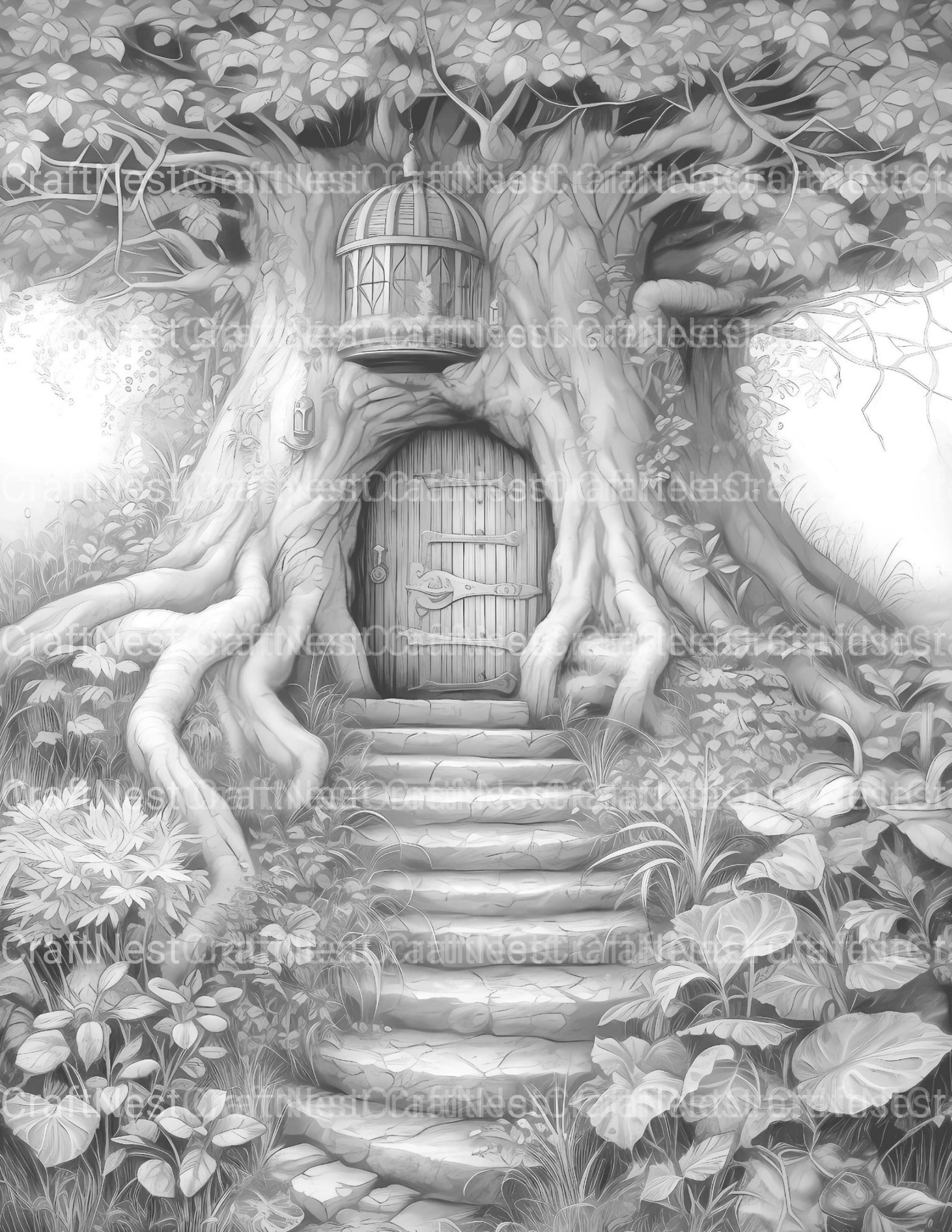 Forest Gate Coloring Book 2 - CraftNest - Digital Crafting and Art