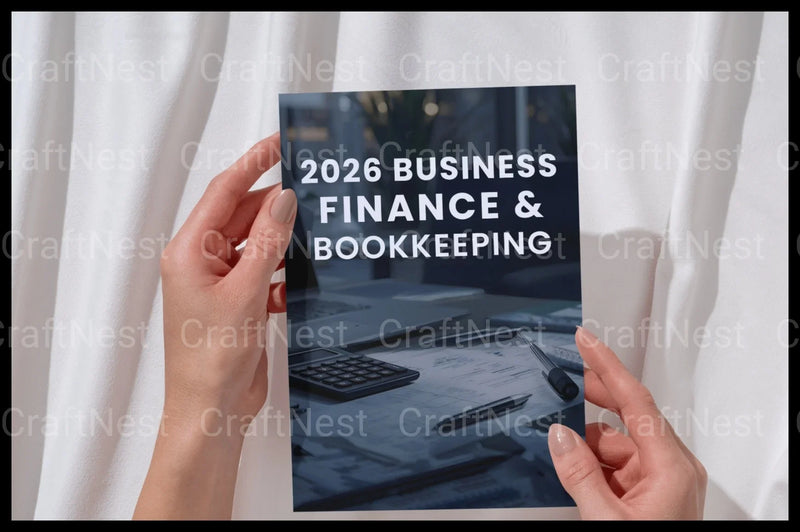 Business Finance Bookkeeping Guide - CraftNest - Digital Crafting and Art