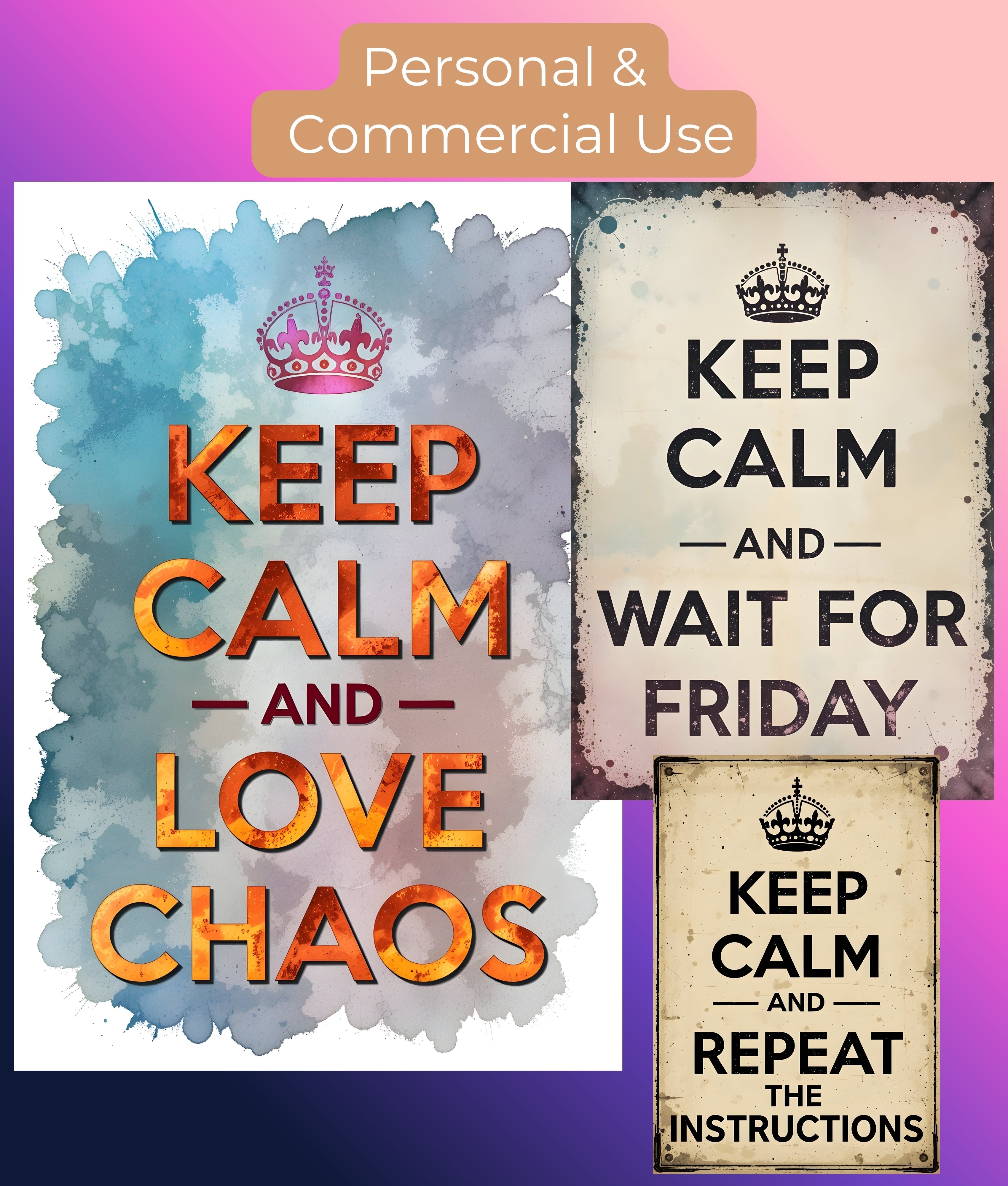 Teacher Wall Art Clipart Bundle