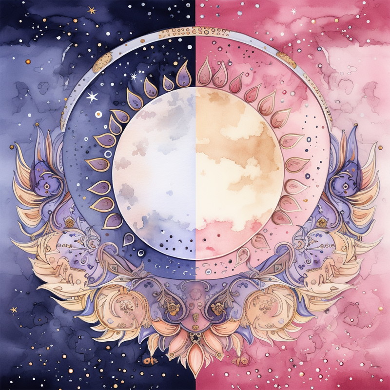 Moon Boho Seamless Digital Paper - CraftNest - Digital Crafting and Art