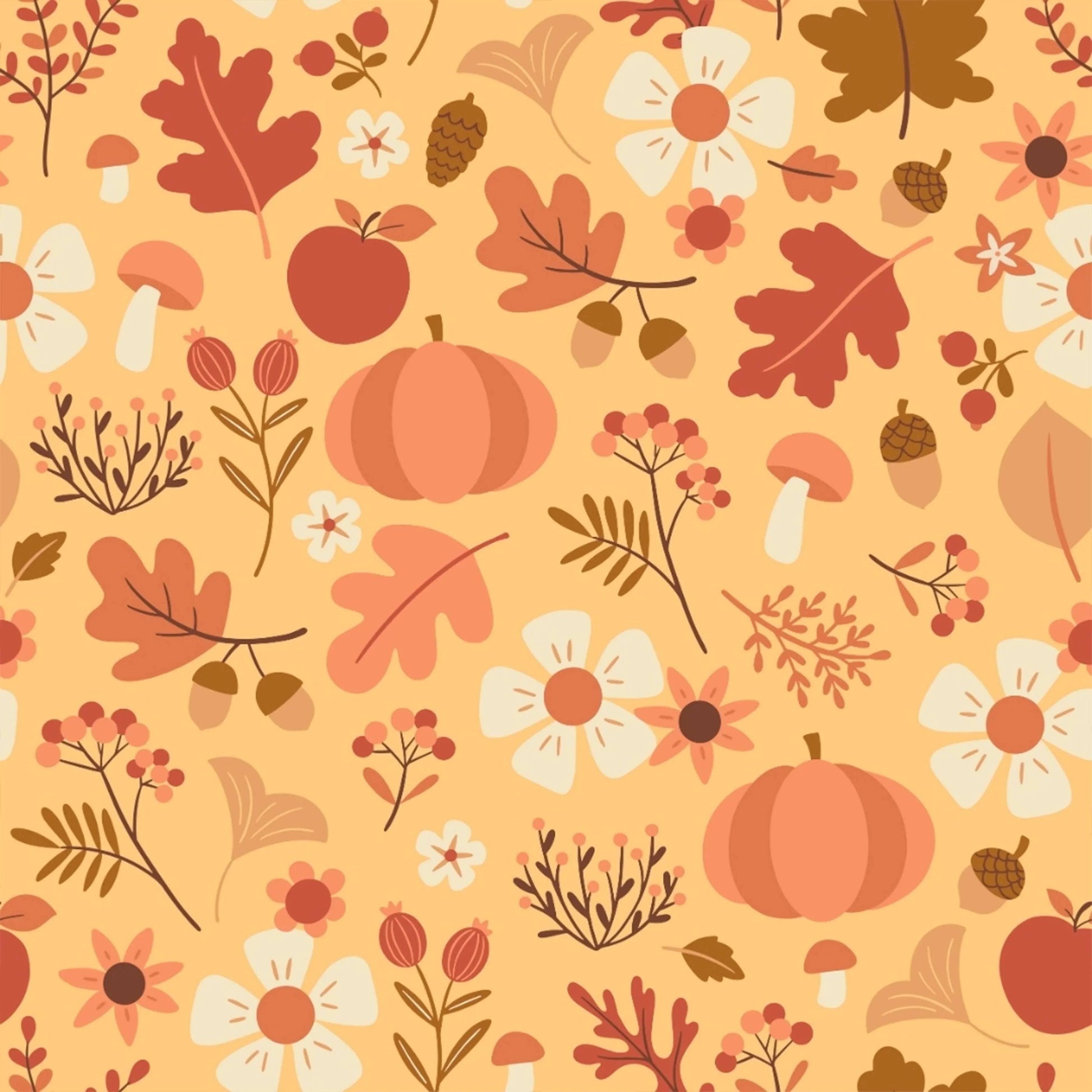 Thanksgiving Seamless Digital Paper 1 - CraftNest - Digital Crafting and Art