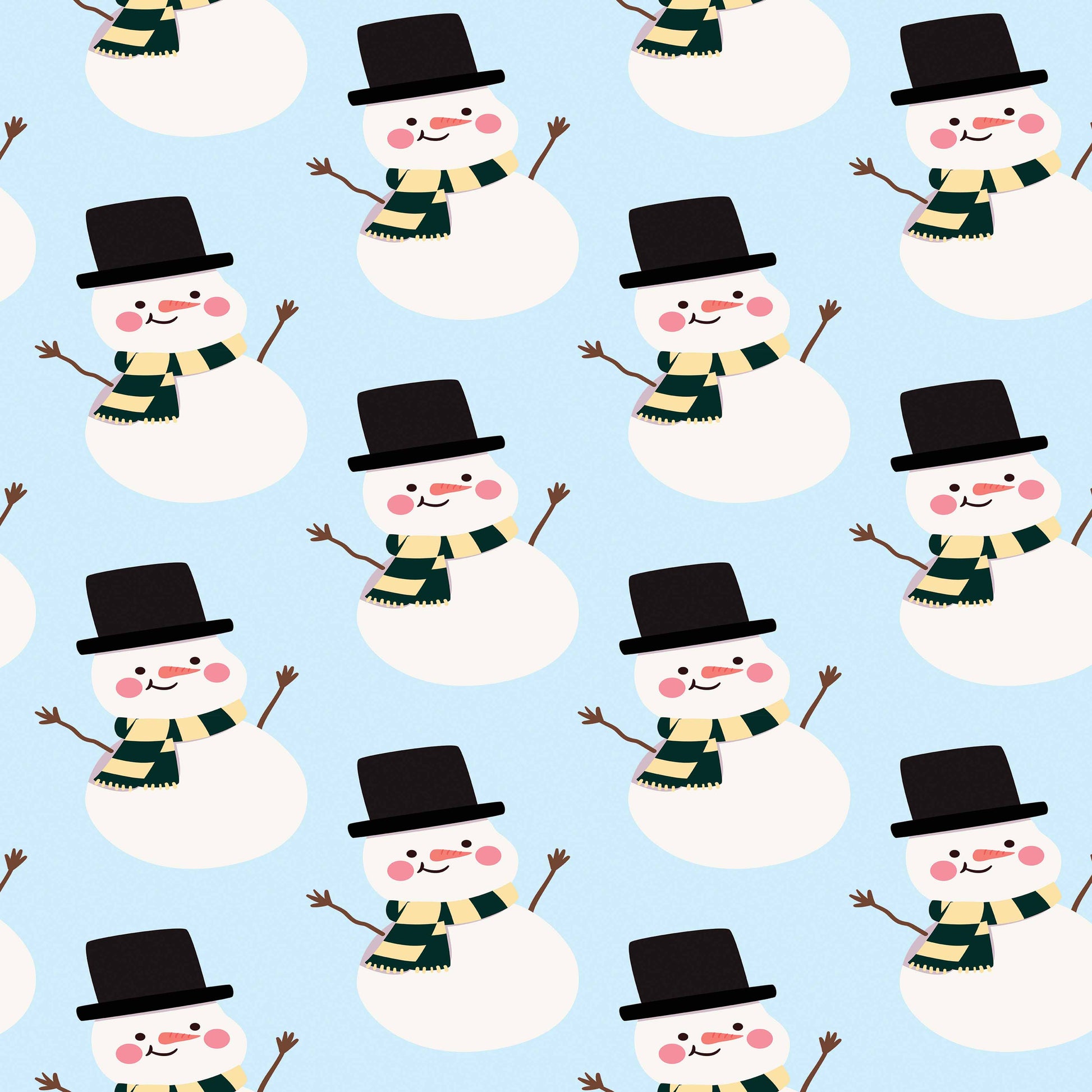 Christmas Green Trees Seamless Digital Paper - CraftNest - Digital Crafting and Art