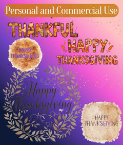 Thanksgiving Clipart Bundle - CraftNest - Digital Crafting and Art