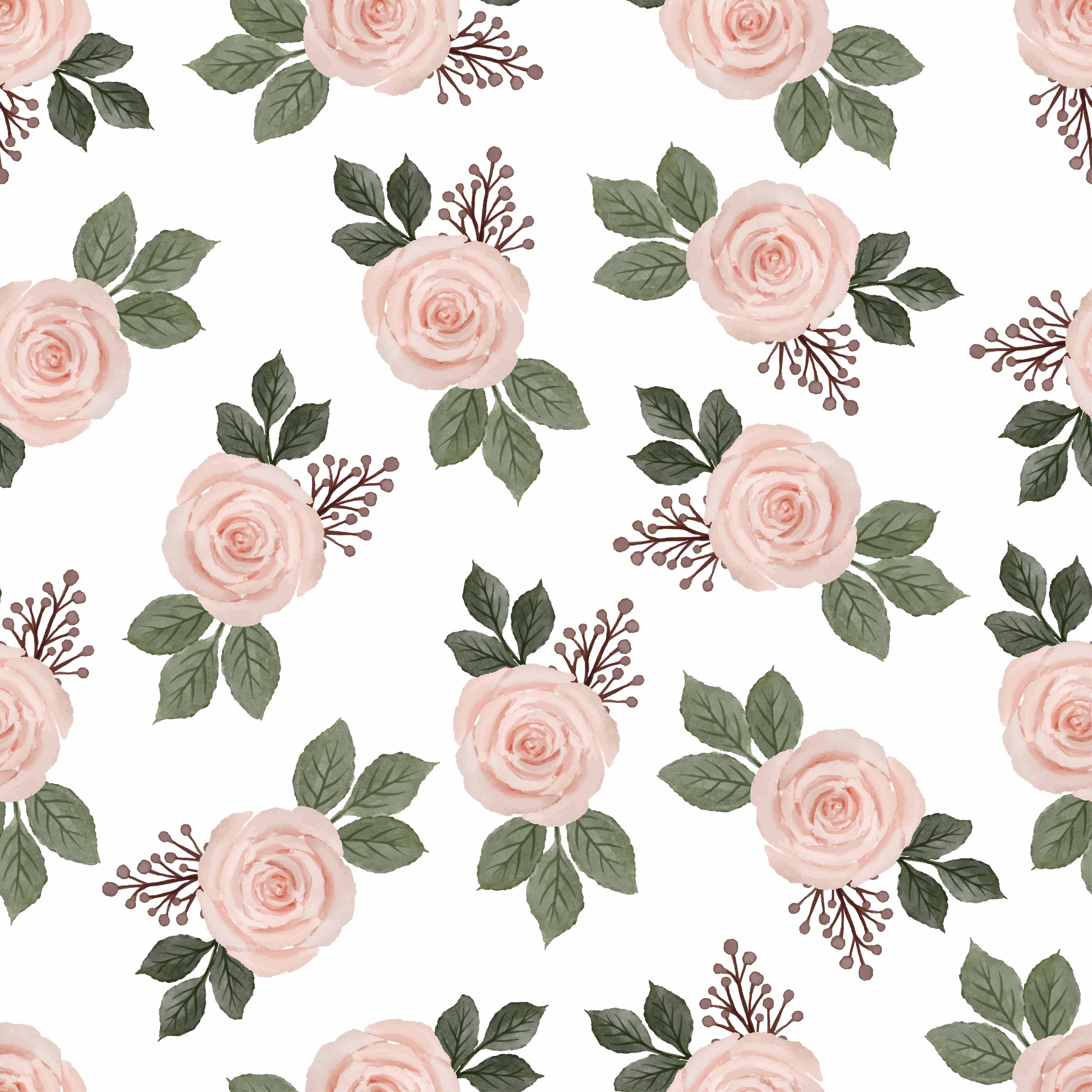 Spring Flower Seamless Digital Paper - CraftNest - Digital Crafting and Art