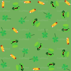 St. Patrick's Day Seamless Digital Paper - CraftNest - Digital Crafting and Art