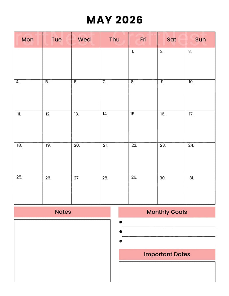 Budget Management Organizer - CraftNest - Digital Crafting and Art