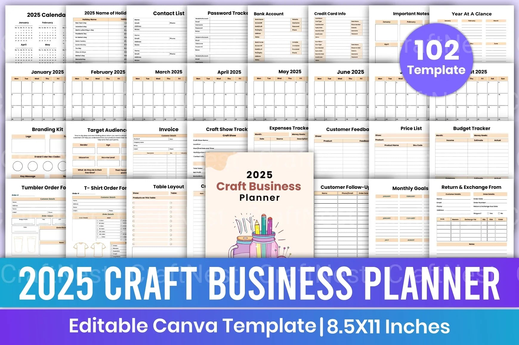 All-In-One Planner for Ultimate Organization - CraftNest - Digital Crafting and Art