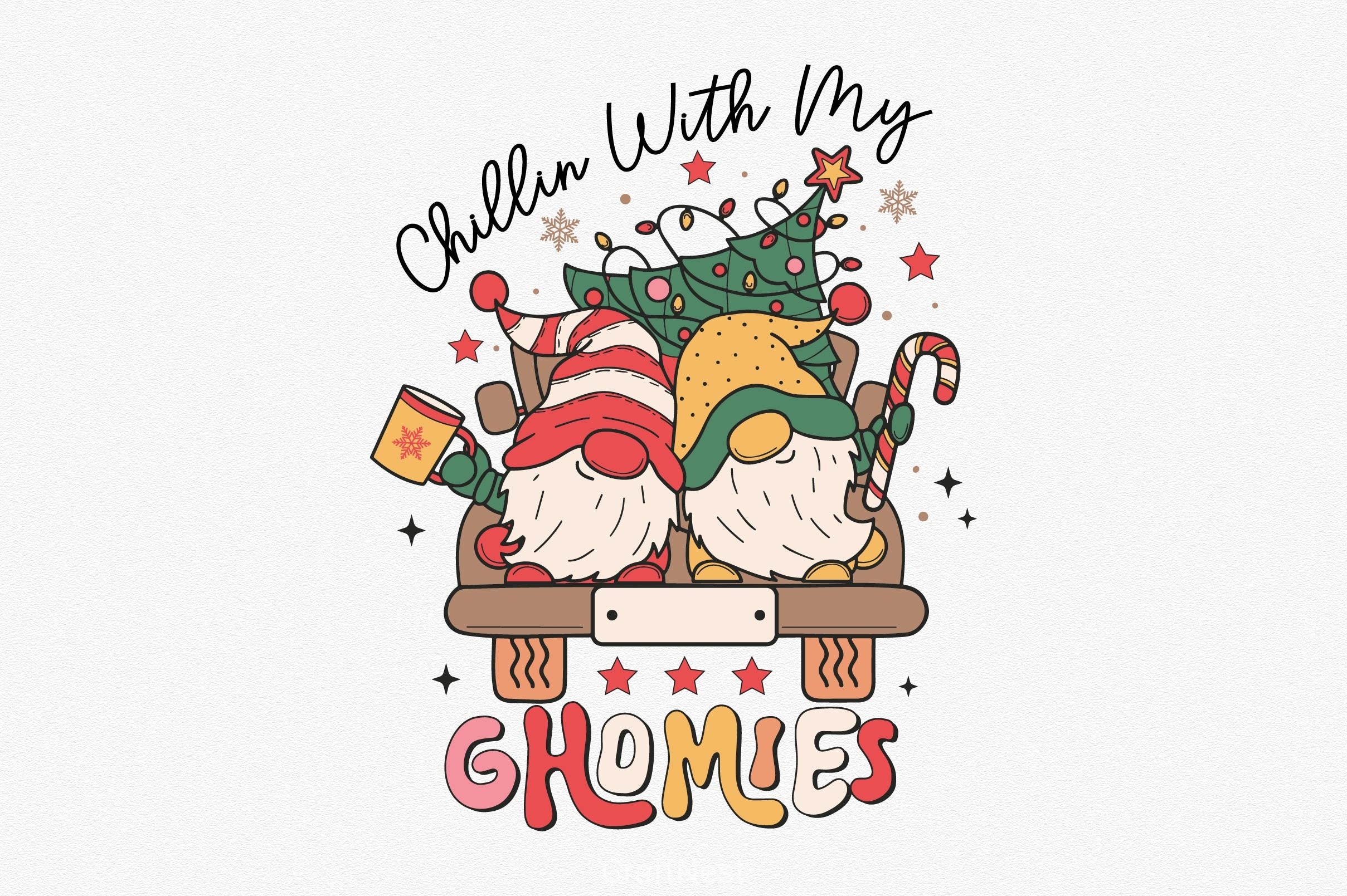 Retro Christmas Complete Clipart Bundle - CraftNest - Digital Crafting and Art