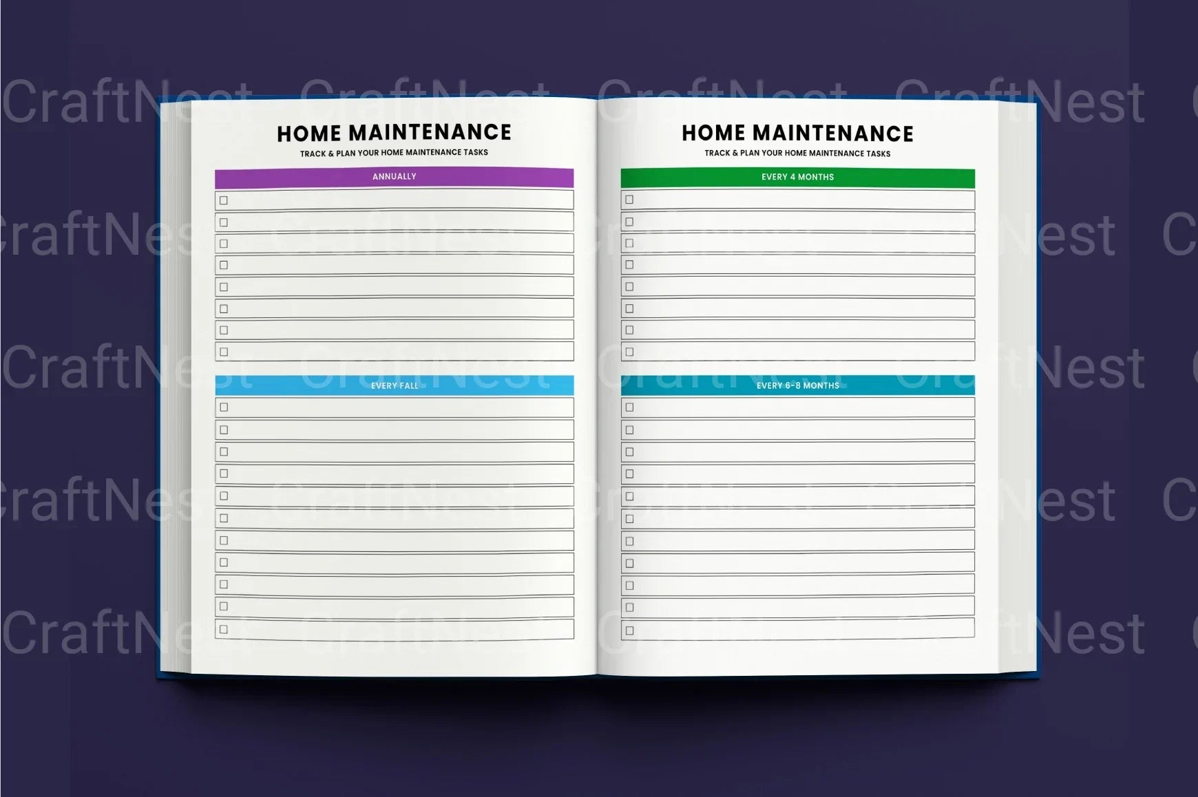 ADHD Cleaning Tracker: Stay Organized and Focused - CraftNest - Digital Crafting and Art