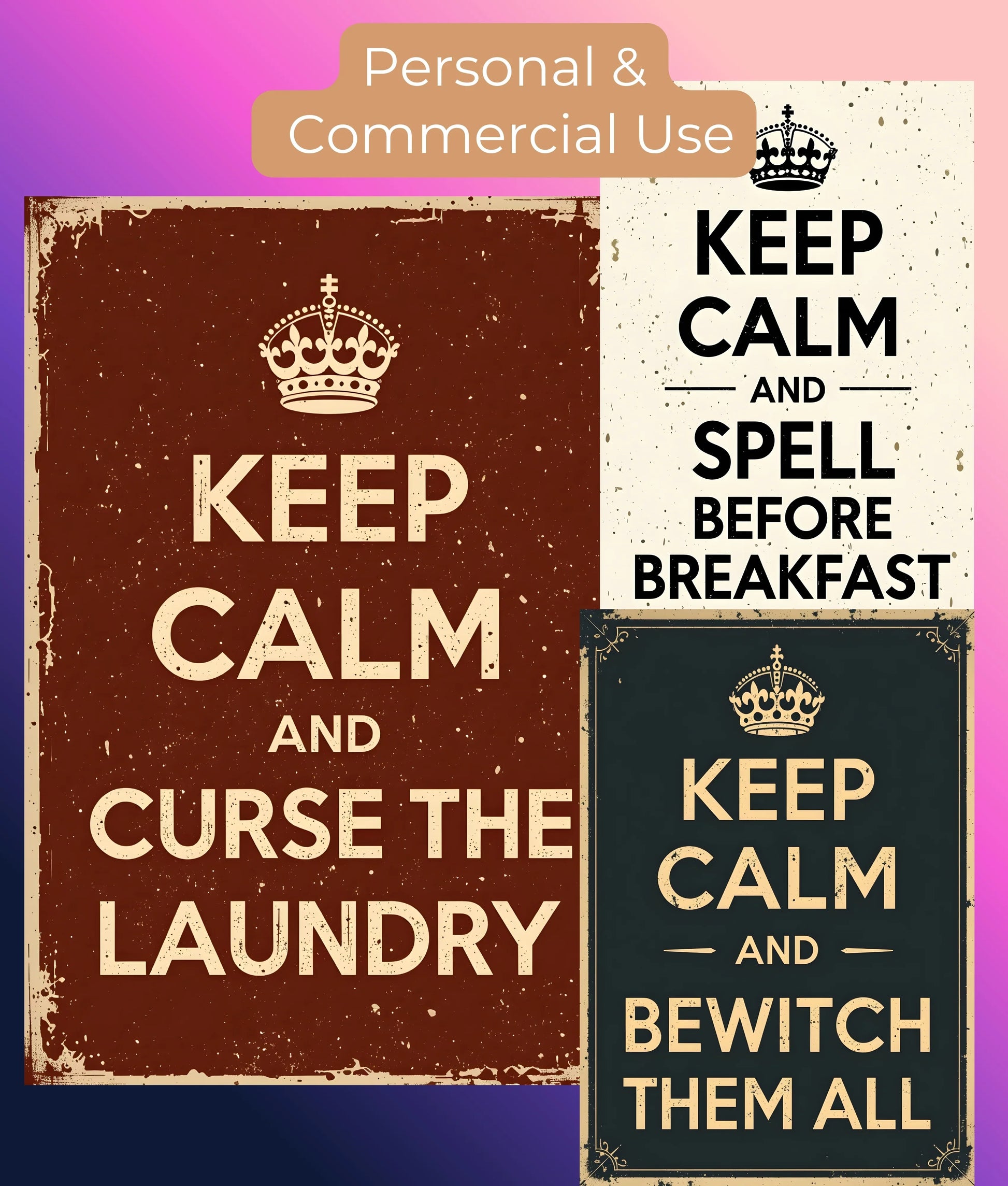 Witch Wall Art Clipart Bundle - CraftNest - Digital Crafting and Art