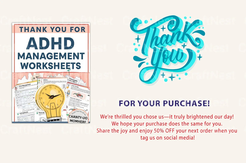 ADHD Time Management Worksheets for Improved Focus - CraftNest - Digital Crafting and Art