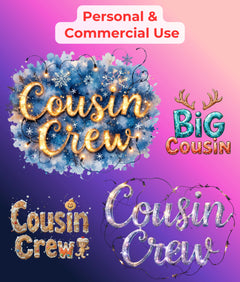 Cousin Crew Christmas Clipart Bundle - CraftNest - Digital Crafting and Art