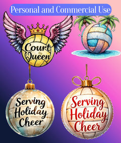 Volleyball Clipart Bundle - CraftNest - Digital Crafting and Art