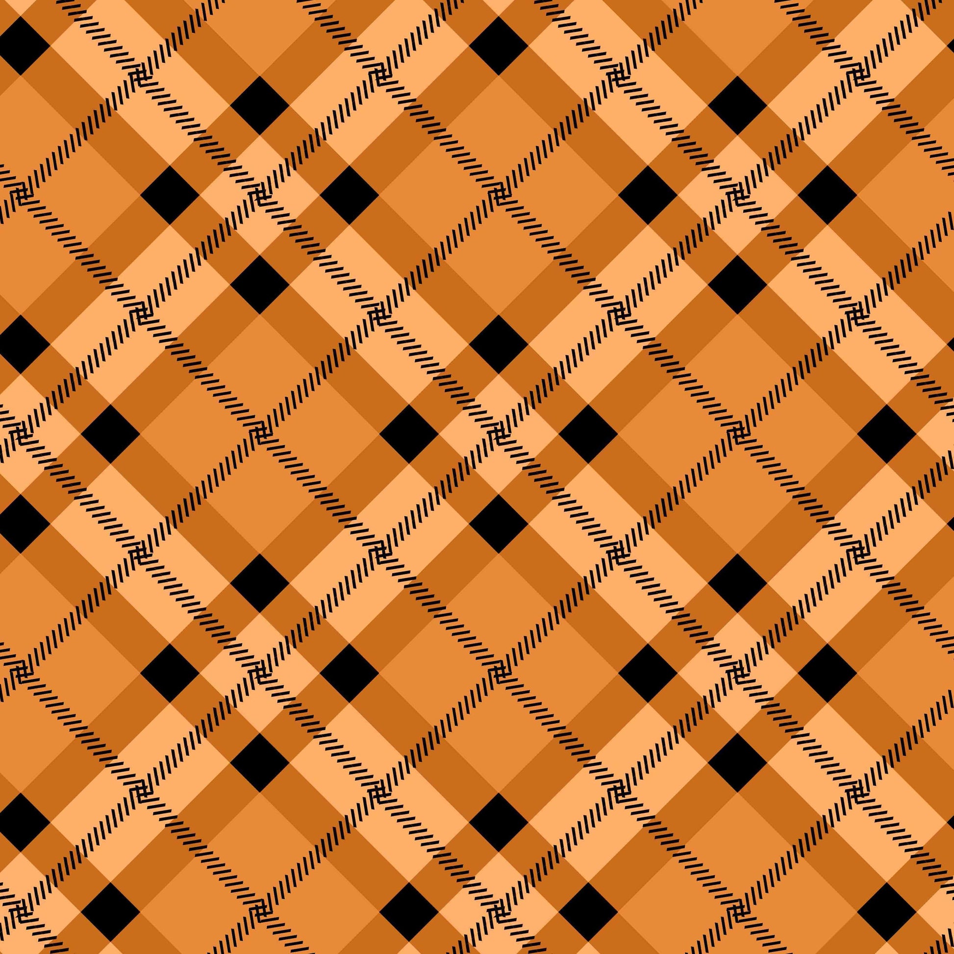 Fall Plaid Seamless Digital Paper - CraftNest - Digital Crafting and Art