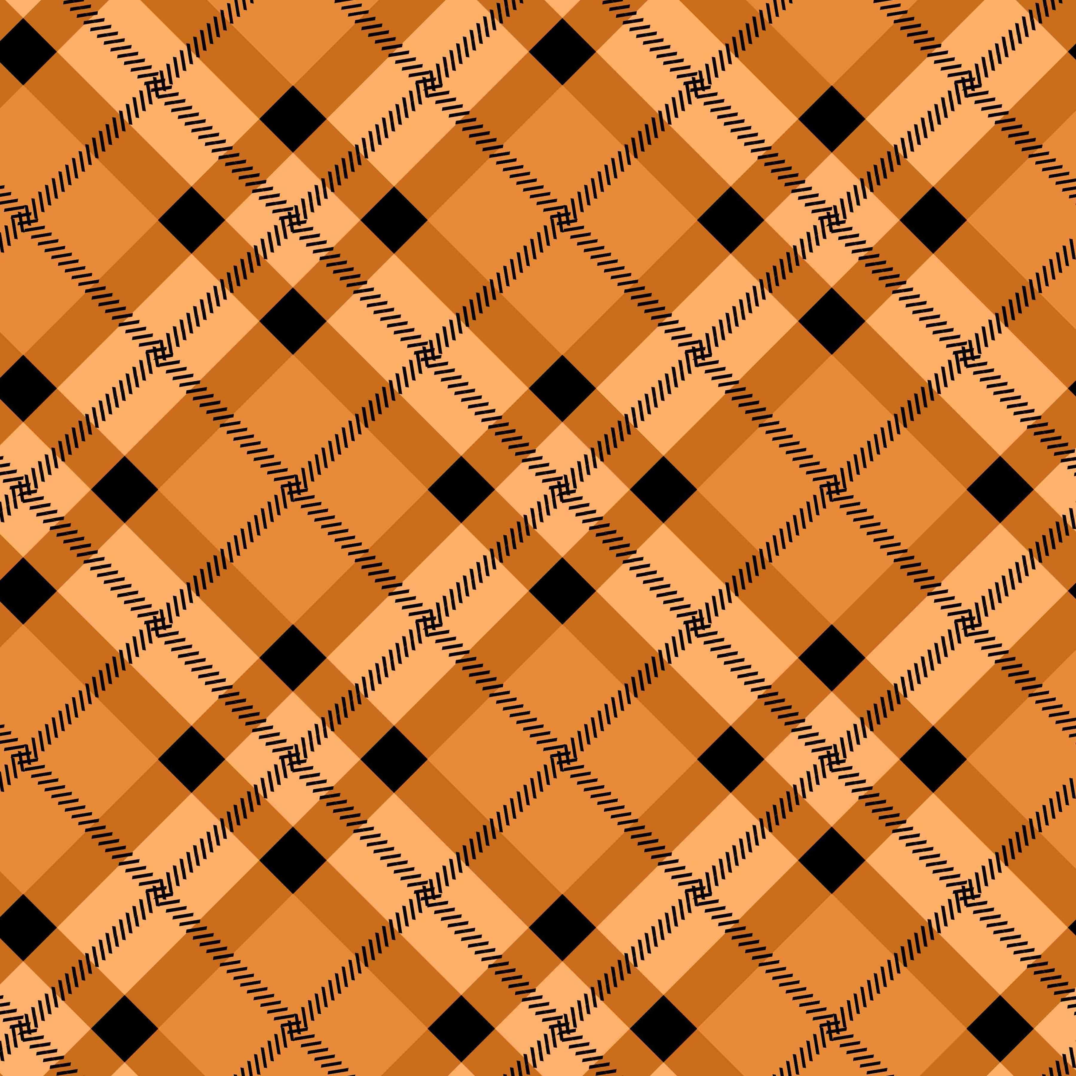 Fall Plaid Seamless Digital Paper - CraftNest - Digital Crafting and Art