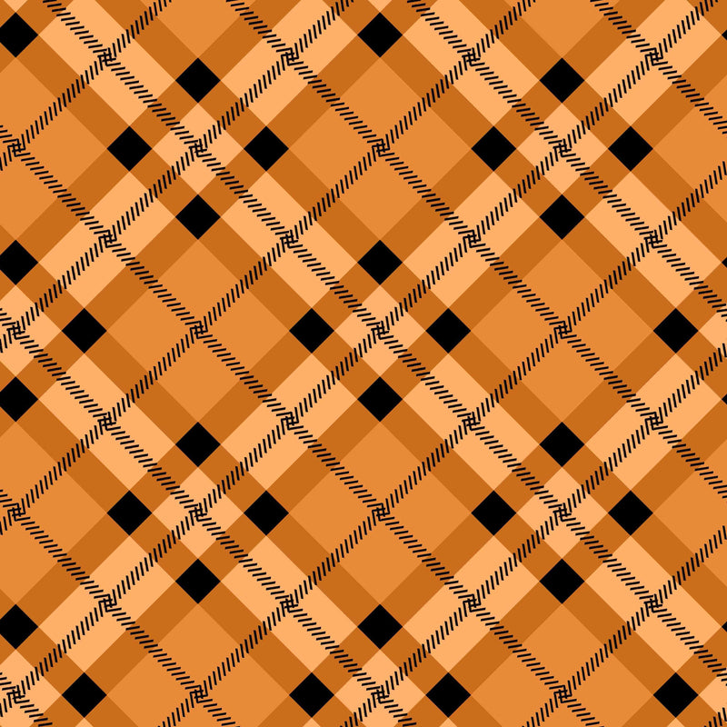 Fall Plaid Seamless Digital Paper - CraftNest - Digital Crafting and Art