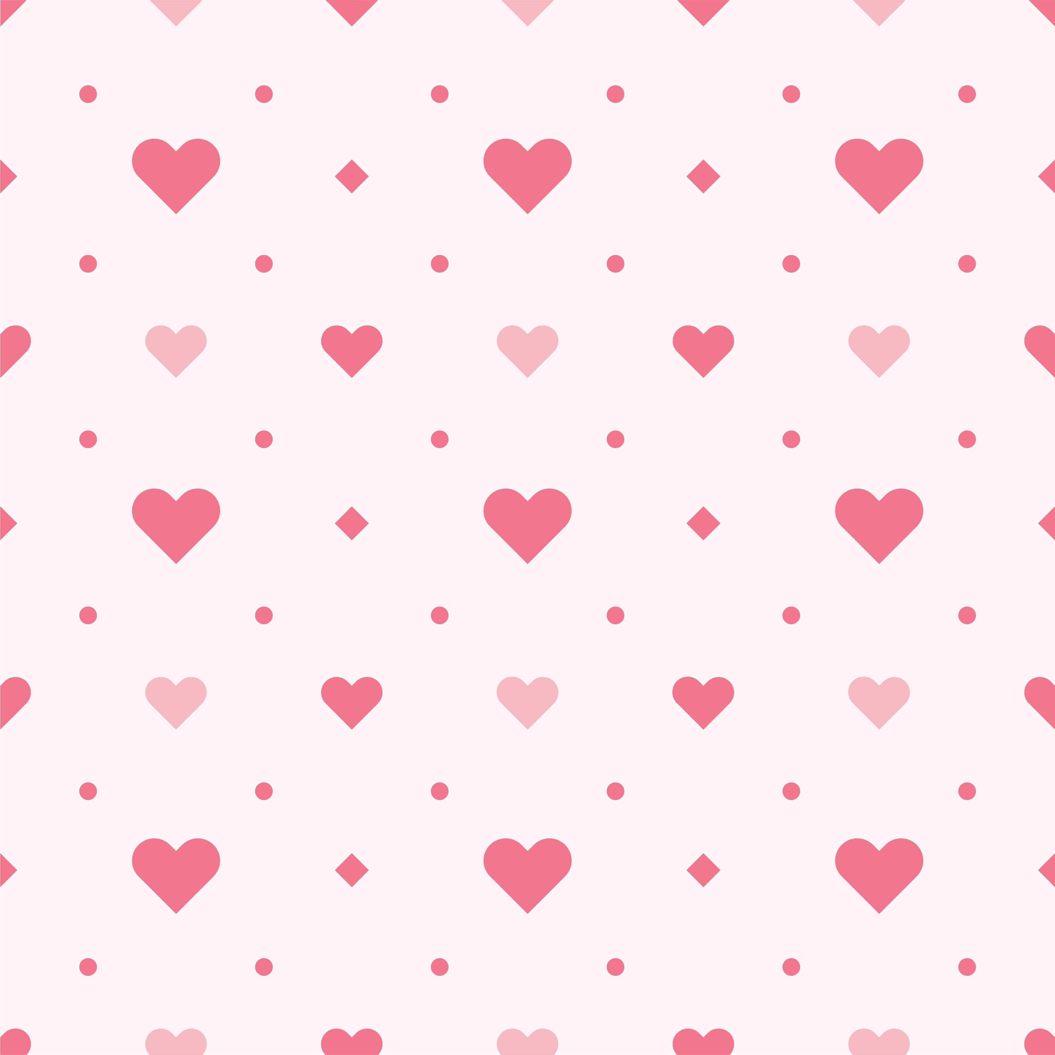 Valentine's Day Seamless Digital Paper - CraftNest - Digital Crafting and Art