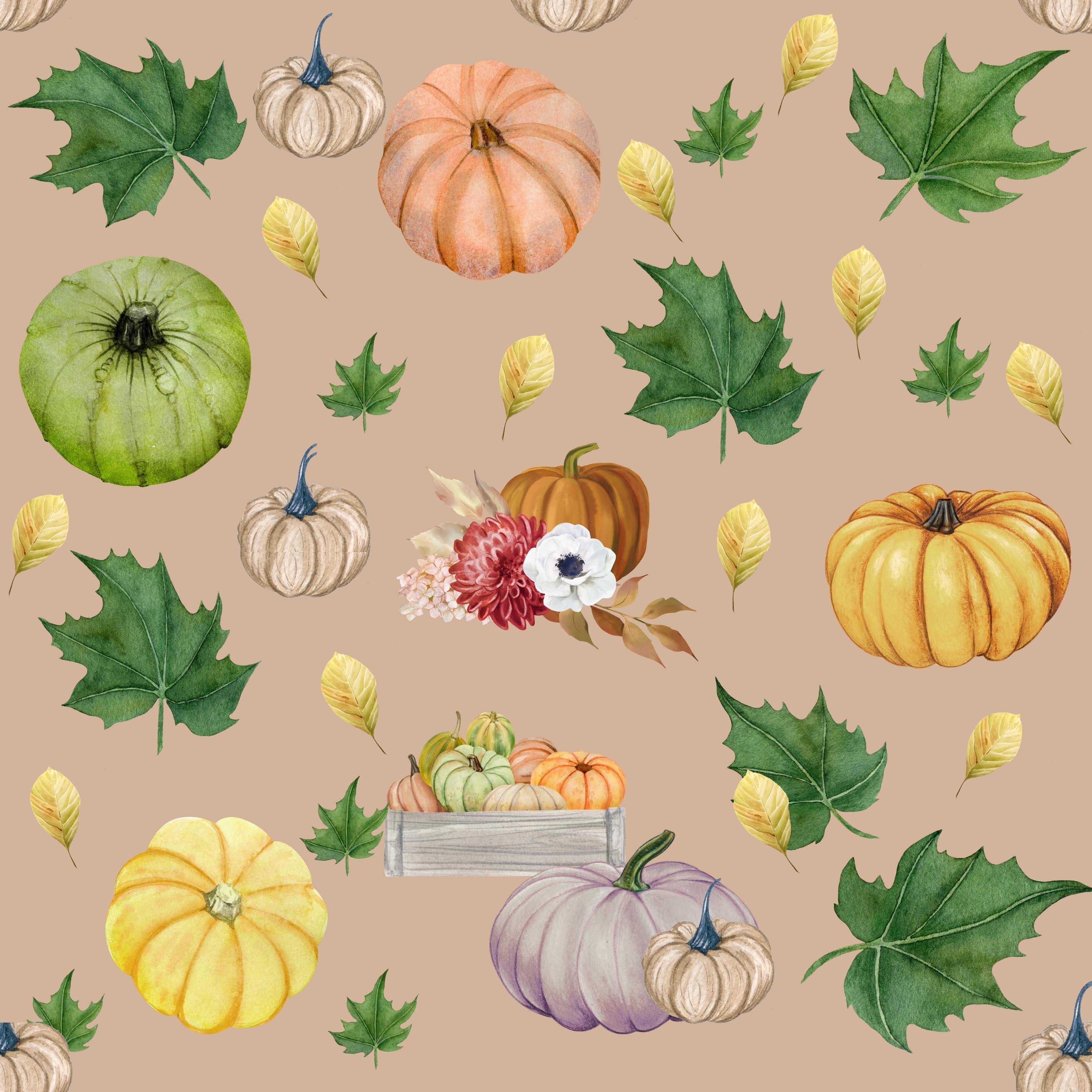 Harvest Seamless Digital Paper - CraftNest - Digital Crafting and Art