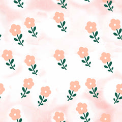 Cottage Chic Peach Seamless Digital Paper - CraftNest - Digital Crafting and Art