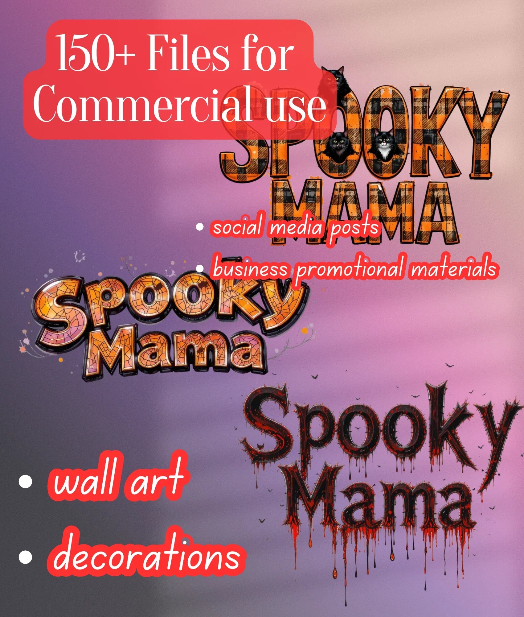 Spooky Mama Clipart Bundle - CraftNest - Digital Crafting and Art
