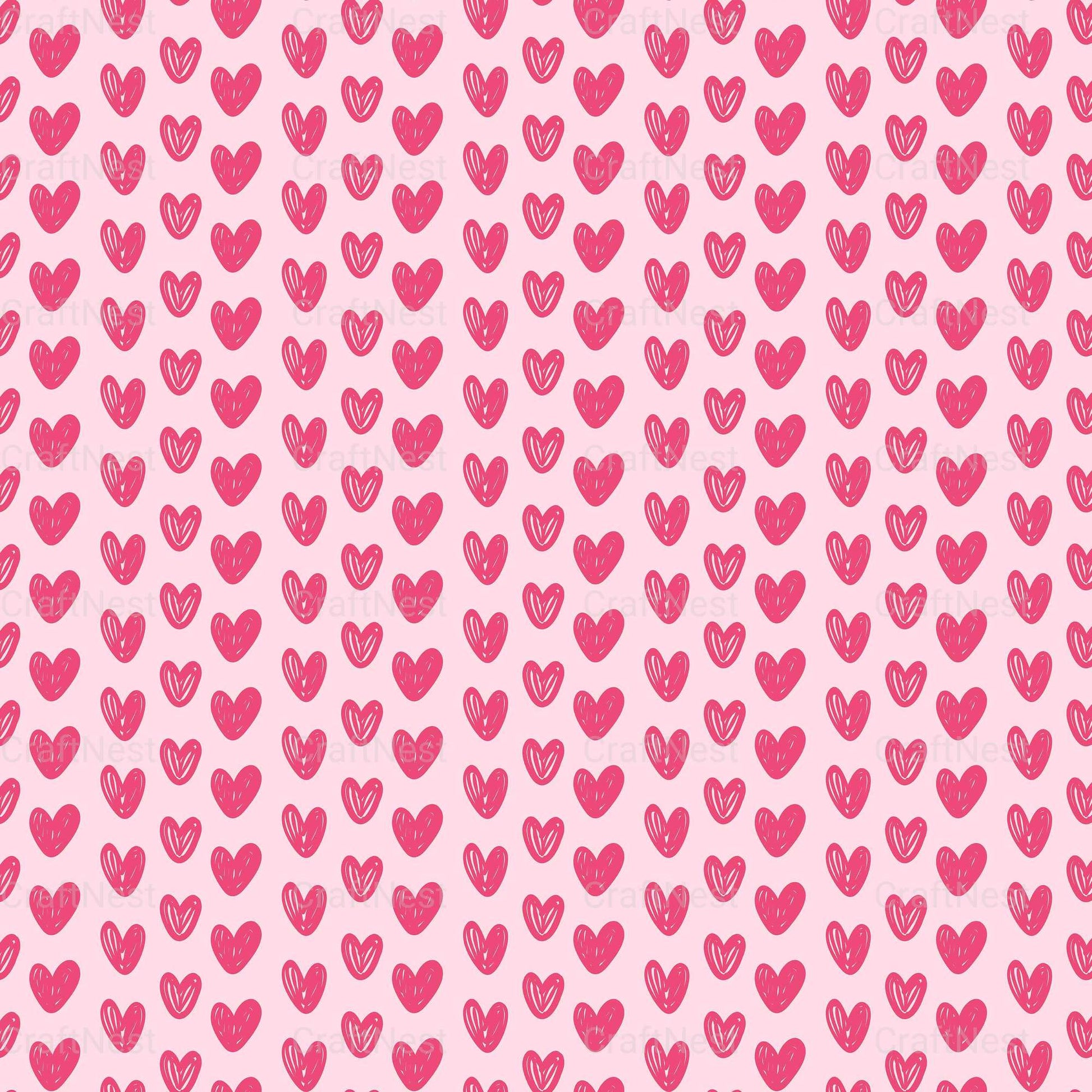 Valentines Day Seamless Digital Paper 1 - CraftNest - Digital Crafting and Art