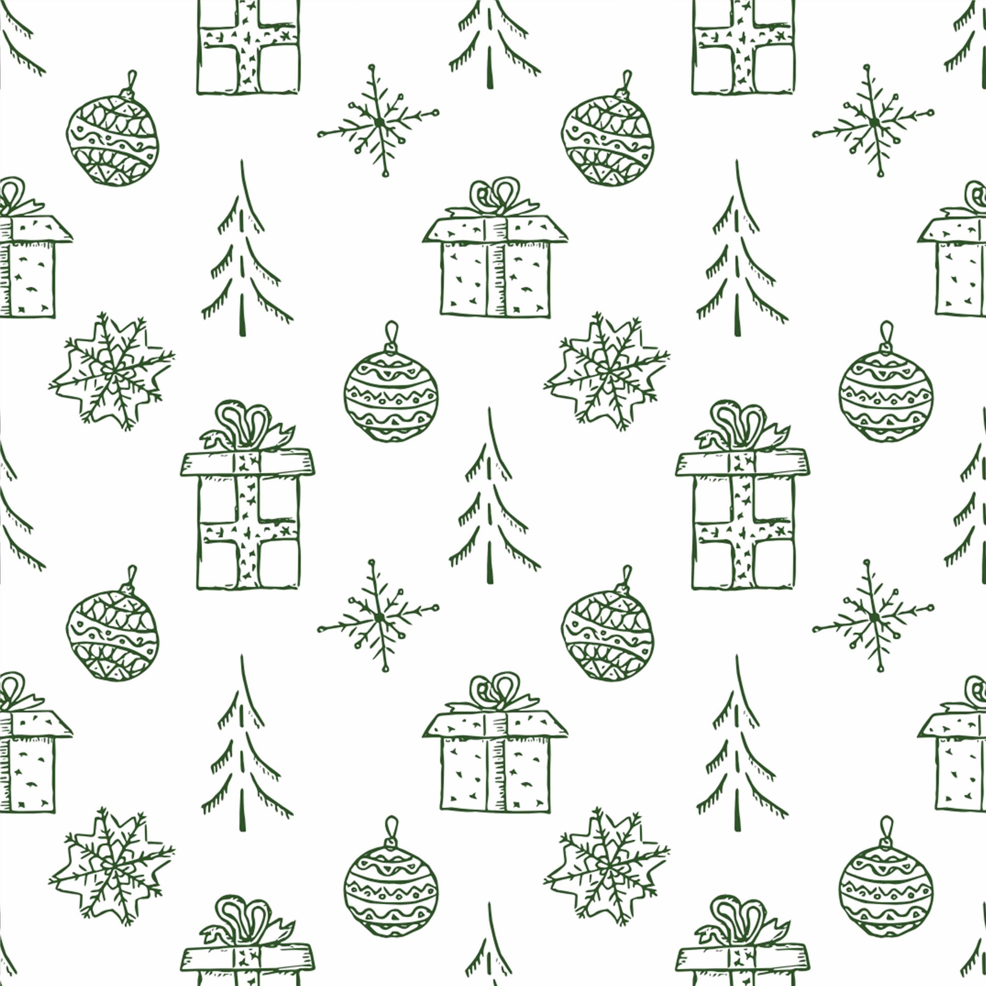 Christmas Seamless Pattern - CraftNest - Digital Crafting and Art