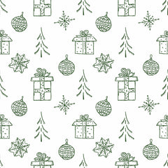 Christmas Seamless Pattern - CraftNest - Digital Crafting and Art