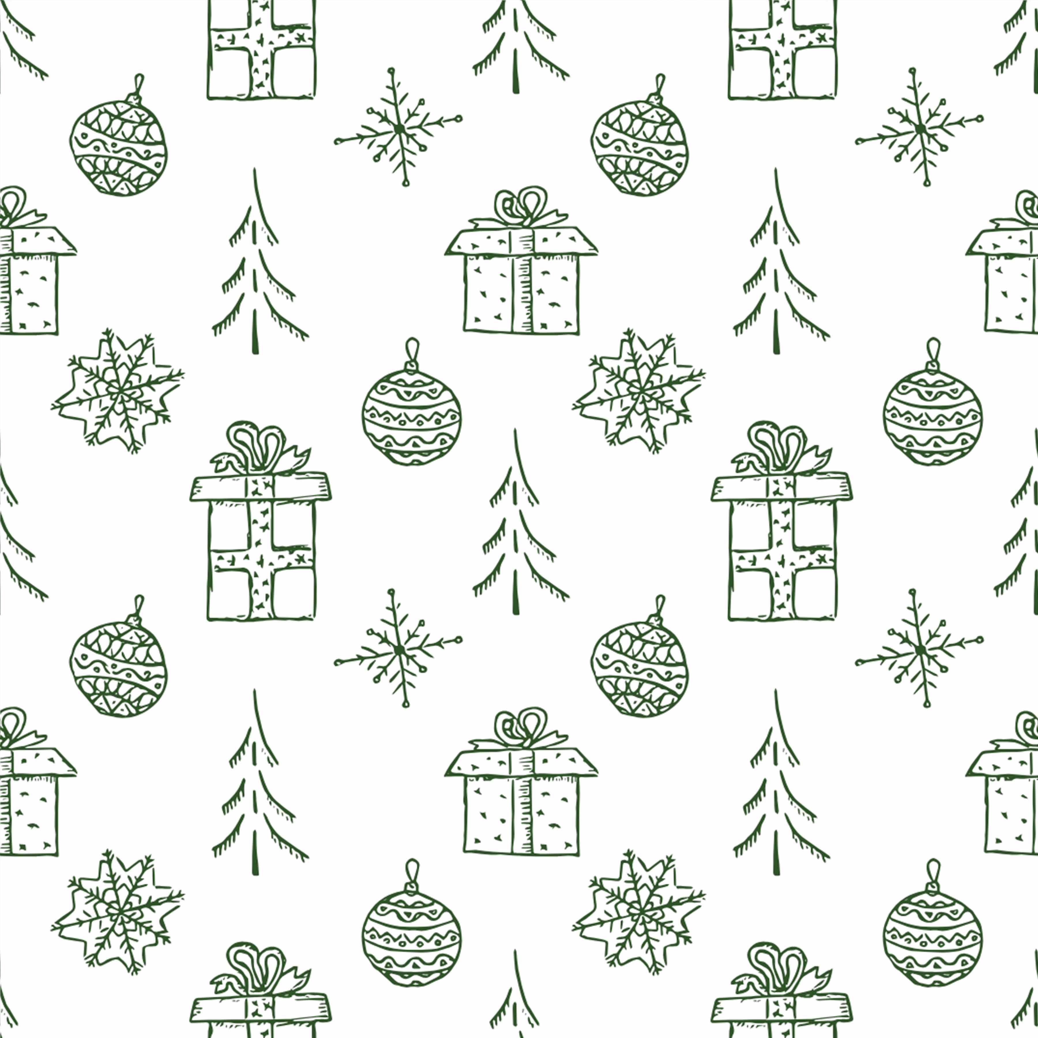 Christmas Seamless Pattern - CraftNest - Digital Crafting and Art