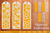 Bee Papercut Bookmarks SVG Bundle