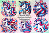 4th of July Unicorn Clipart Bundle 99