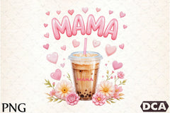 Iced Coffee Mama Gifts Clipart Bundle - CraftNest - Digital Crafting and Art