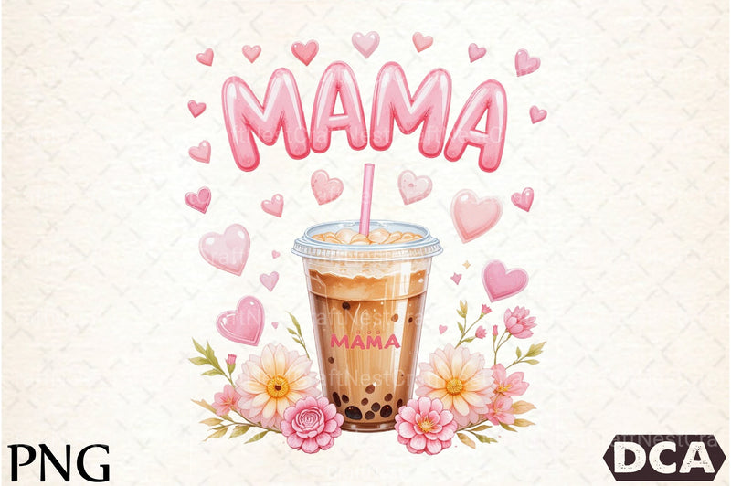 Iced Coffee Mama Gifts Clipart Bundle - CraftNest - Digital Crafting and Art