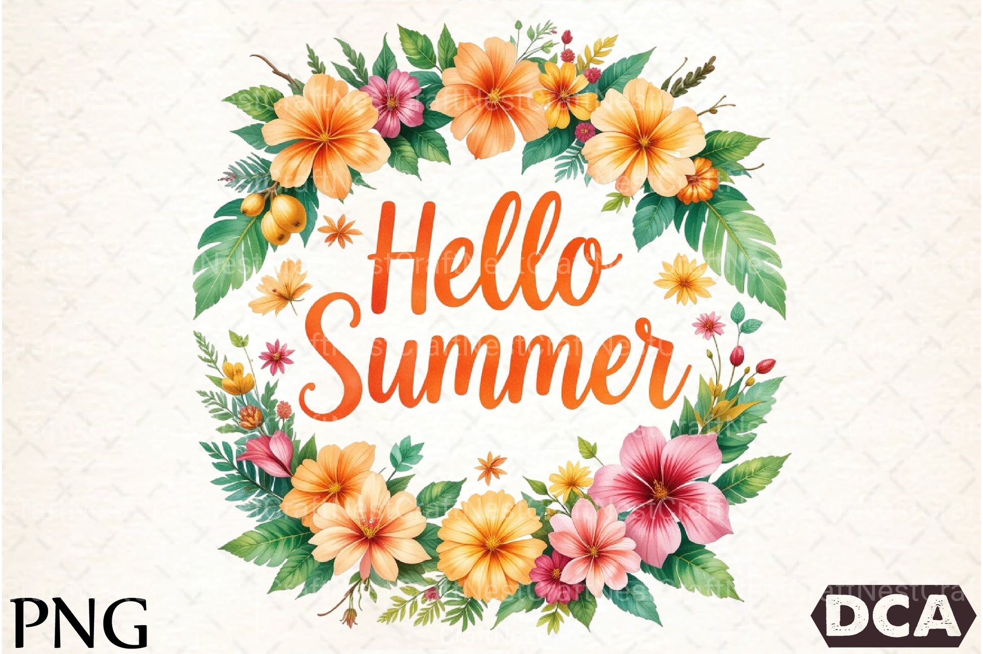 Hello Summer Clipart Bundle 8 - CraftNest - Digital Crafting and Art
