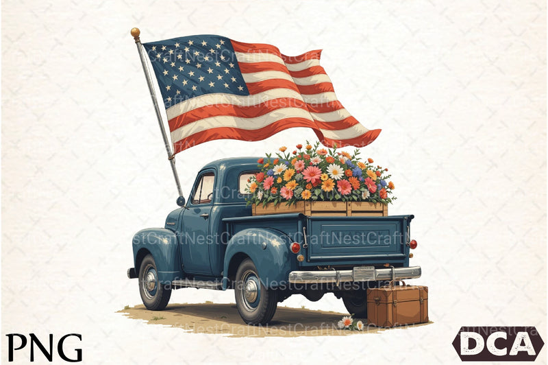 4th of July Car Clipart Bundle - CraftNest - Digital Crafting and Art